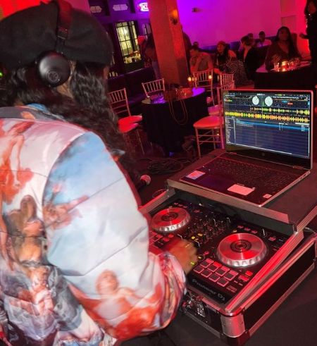 DJ Saratoga performing at an event